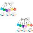 2 PCS Child Safety Pins Plastic Baby Fastener Bibs Costumes Clothes