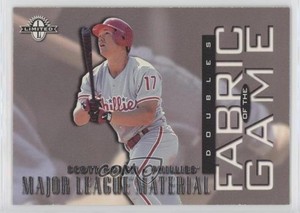 1997 Donruss Limited Fabric of the Game /1000 Scott Rolen #63 HOF