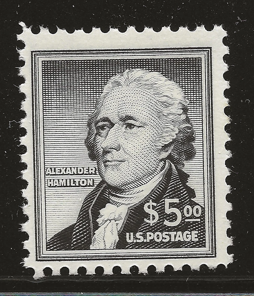 US Scott #1053, Single 1958 Alexander Hamilton $5 FVF MNH - Image 1 of 1