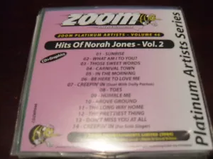 ZOOM PLATIN 46 KARAOKE DISC CDZMP046 NORAH JONES VOL 2 CD + G 14 TRACKS - Bild 1 von 1