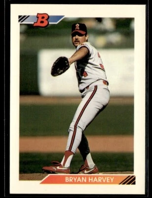 1992 Bowman #172 Bryan Harvey California Angels - Image 1 of 2