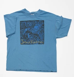 Vintage Jorma Kaukonen T-Shirt Men Size XL Too Many Years Tour 1999 Blue 25x28 - Picture 1 of 16