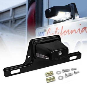 Trailer LED Plate License Light Bracket Mount Universal DC 12V For RV Boat Tag - Picture 1 of 11