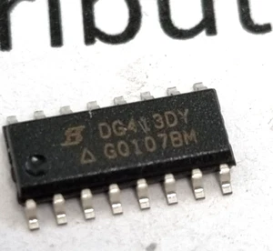 DG413DY Monolithic Quad SPST CMOS Analog - Imagen 1 de 2