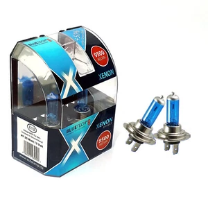 H7 9500K 2x lampadine lampade effetto xeno lampade alogene ARGENTO bianco 12 volt 55 watt - Foto 1 di 6