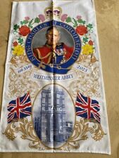 King Charles 111 Coronation Cotton Tea Towel