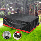 Outdoor Waterproof Garden Patio Furniture Cover for Bench Couch Sofa Cover Blk