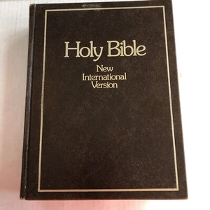 Holy Bible New International Version Concordance Black Letter Wide Margin IBS - Picture 1 of 6