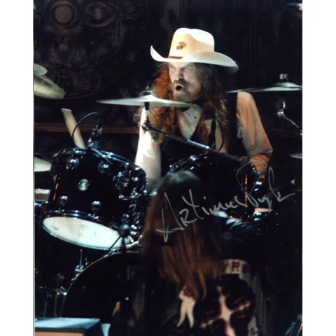 Artimus Pyle Autographed 8x10 Photo Cover
