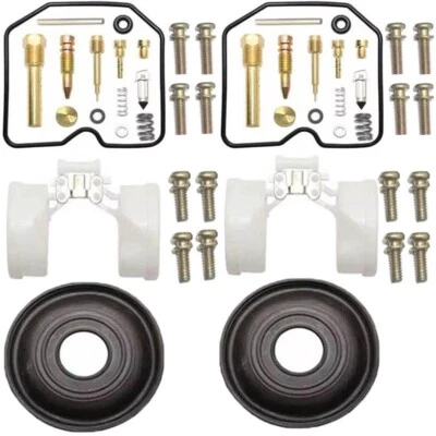 2SET For KAWASAKI Vulcan 500 EN500 Carburetor Repair Kit Float Diaphragm Sturdy - Image 1 of 3