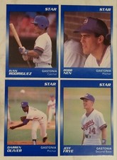 1989 Gastonia Rangers (Platinum) Team Set- Ivan Rodriquez HOF~Robb Nen 1st Cards