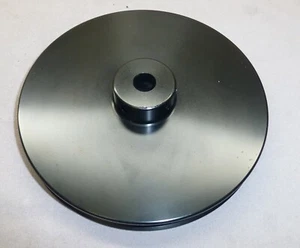 6" V belt pulley black anodized aluminum vee 4L 1/2" Bore - Picture 1 of 4