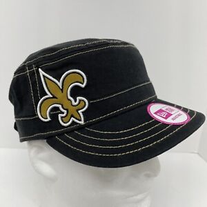 Women's New Era New Orleans Saints Military Cadet Style Adjustable Hat NWT