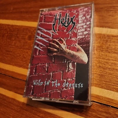 Helix Wild In The Streets Cassette Tape Hair Glam Metal Hard Rock US Capitol - Image 1 of 3