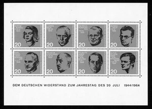 Stamps Germany, Scott # 883-890 Mint NH souvenir sheet - Picture 1 of 1