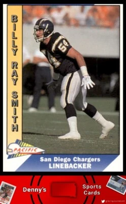 1991 Pacific #452 Billy Ray Smith San Diego Chargers Football Card - Image 1 of 2