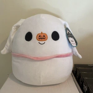 Squishmallows 12” Nightmare Before Christmas Zero Ghost Dog Plush Squishmallow - Picture 1 of 7