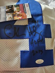 Charles Haley Autographed Dallas Cowboys Stat Jersey Jsa Certified