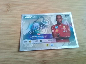 Topps Turbo Attax F1 2025 Lewis Hamilton #26 Signature Style Card INDIA VERSION - Bild 1 von 2