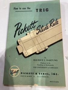 Vintage Pickett How To Use Trig Slide Rules Book Manual Instructions 1952 - Bild 1 von 9