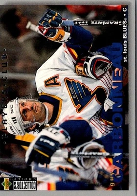 1995 Collector's Choice Player's Club Guy Carbonneau #302 St. Louis Blues - Image 1 of 2