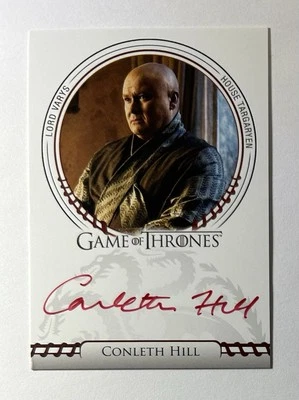 Game of Thrones Legends Of The Realm Conleth Hill Sigil LE SP Auto Autograph - Image 1 of 2
