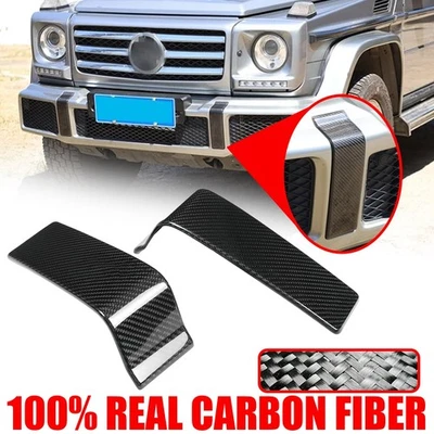 Real Carbon Fiber Front Bumper Cover for Mercedes Benz G Class W463 2004-2018 US - Image 1 of 4