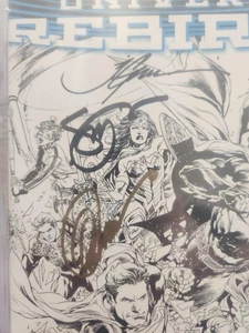 DC UNIVERSE REBIRTH #1 (DC COMICS, 2016) CGC 9.8 – Signed Geoff Johns - Picture 1 of 3