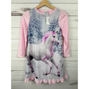 The Children’s Place Nightgown Unicorn Pink Size M 7/8 NWT - Picture 1 of 4