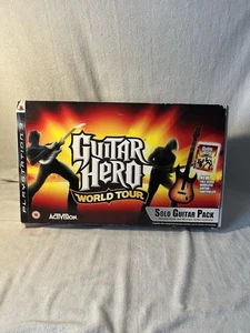 Guitar Hero World Tour Wireless Guitar Controller, Game & USB Dongle PS3 Boxed - Picture 1 of 15
