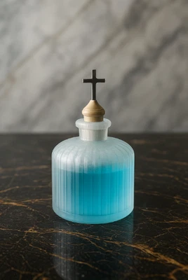 Réplica de agua bendita Castlevania utilería de cosplay con efecto que brilla en la oscuridad Foto 1 de 3