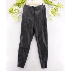 Asos Damen schwarze Kunstleder Leggings Gr. 6 NEU - Bild 1 von 10