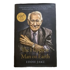 The Happiest Man On Earth Eddie Jaku HC Memoir Holocaust Survivor Jewish Jew - Picture 1 of 8