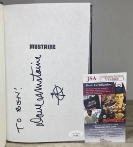 DAVE MUSTAINE SIGNED Heavy Metal MEGADETH Memoir 1st 1st JSA COA Authenticated - Picture 1 of 12