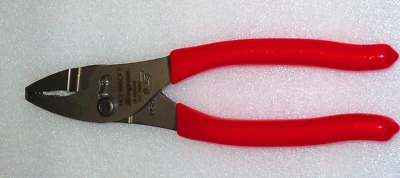 *NEW* Snap-On HOSE CLAMP PLIERS HCP48BCF 8" *RED HANDLES* UNIVERSAL ~ NEW STYLE! - image 1 of 4