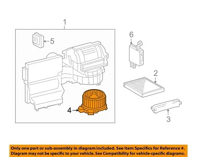 Used HVAC Blower Motor fits: 2011 Lexus ES350  Grade A - Изображение 1 из 3