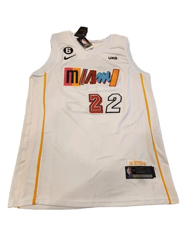Nike Swingman 🔥 Jimmy Butler 🔥 Heat City Edition 2022-23 Jersey Men's XXL Cover