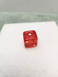 Vintage Las Vegas Riviera Hotel Red Dice or Die, Single only - Picture 1 of 7