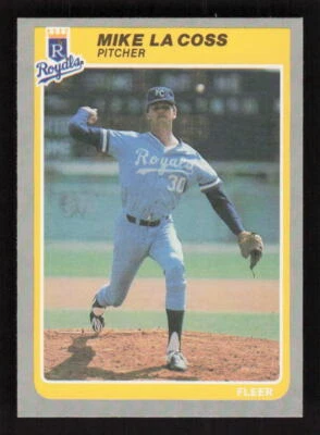 1985 Fleer Update #U-66 Mike LaCoss Kansas City Royals - Image 1 of 2