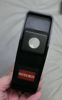 Luz de advertencia de cinturón de seguridad y bisel de ajuste Honda Z600 "Cinturones de sujeción" Foto 1 de 4