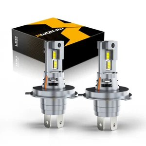 2x H4 9003 Super White 20000LM Kit LED Headlight Bulb High Low Beam Combo - Picture 1 of 12