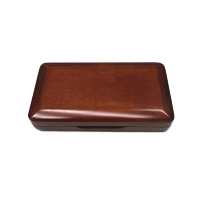 SKY MUSIC Maroon Wooden Oboe Reeds Case with Smooth Surface for 3pcs Oboe Reeds(CASE ONLY)
