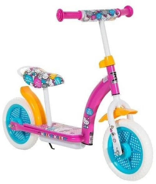 Bicicleta de equilibrio y scooter Hello Kitty 2 en 1 - rosa (10") Foto 1 de 1