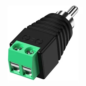 20X Cavo Cavo Altoparlante a Audio Maschio Connettore RCA Adattatore Jack per Bose M247 - Foto 1 di 5