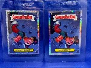 2024 Topps Chrome GPK Screwey Dewey Speckle /299 & Bent Brent Refractor - Picture 1 of 6