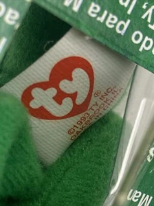 RARE TY McDonalds Teenie Beanie Baby Mini Erin the Bear 1999 Retired With Errors - Picture 1 of 6
