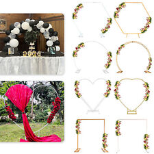Balloon Arch Backdrop Flower Gold Display Stand Frame Wedding New Various Shape