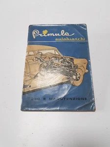 Manuale uso e manutenzione Autobianchi Primula originale terza edizione del 1965 - Foto 1 di 24