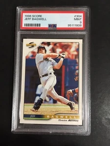 1996 PUNTEGGIO JEFF BAGWELL, #304, PSA 9, HOF (spedizione gratuita su qualsiasi 3!) - Foto 1 di 2