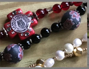 CUSTOM BEADED BRACELET - LASALLE HIGH SCHOOL, CINCINNATI, OH - Picture 1 of 3